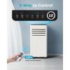 imageEUHOMY 10000 BTU Portable Air Conditioners Up to 450 sqft 31 Standing Smart Cooling AC with Remote Dehumidifier Fan Air Conditioner Cools Room 3 Modes 24hour timer LED Display Bedroom10 000 BTU  NEW 2025
