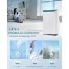 imageEUHOMY 10000 BTU Portable Air Conditioners Up to 450 sqft 31 Standing Smart Cooling AC with Remote Dehumidifier Fan Air Conditioner Cools Room 3 Modes 24hour timer LED Display Bedroom12 000 BTU