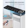 imageEUHOMY 10000 BTU Portable Air Conditioners Up to 450 sqft 31 Standing Smart Cooling AC with Remote Dehumidifier Fan Air Conditioner Cools Room 3 Modes 24hour timer LED Display Bedroom8 000 BTU