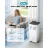 imageEUHOMY 10000 BTU Portable Air Conditioners Up to 450 sqft 31 Standing Smart Cooling AC with Remote Dehumidifier Fan Air Conditioner Cools Room 3 Modes 24hour timer LED Display Bedroom10 000 BTU  NEW 2025