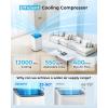 imageEUHOMY 10000 BTU Portable Air Conditioners Up to 450 sqft 31 Standing Smart Cooling AC with Remote Dehumidifier Fan Air Conditioner Cools Room 3 Modes 24hour timer LED Display Bedroom12 000 BTU