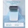 imageEUHOMY 10000 BTU Portable Air Conditioners Up to 450 sqft 31 Standing Smart Cooling AC with Remote Dehumidifier Fan Air Conditioner Cools Room 3 Modes 24hour timer LED Display Bedroom14000 BTU