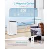 imageEUHOMY 10000 BTU Portable Air Conditioners Up to 450 sqft 31 Standing Smart Cooling AC with Remote Dehumidifier Fan Air Conditioner Cools Room 3 Modes 24hour timer LED Display Bedroom12 000 BTU