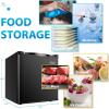 imageEUHOMY 11 CuFt Mini Freezer  Single Door Upright Freezer with Removable Shelf Reversible Door Compact Deep Freezer for HomeKitchenGarageBlack