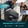 imageEUHOMY 12 Volt Refrigerator 19QT18L Compressor Electric Cooler APP Control Car Fridge 468 Portable Refrigerator 1224V DC 100240V AC Portable Freezer for Camping Travel Boat19 QT