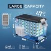 imageEUHOMY 12 Volt Refrigerator 19QT18L Compressor Electric Cooler APP Control Car Fridge 468 Portable Refrigerator 1224V DC 100240V AC Portable Freezer for Camping Travel Boat47QT