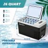 imageEUHOMY 12 Volt Refrigerator 19QT18L Compressor Electric Cooler APP Control Car Fridge 468 Portable Refrigerator 1224V DC 100240V AC Portable Freezer for Camping Travel Boat26 QT