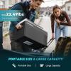 imageEUHOMY 12 Volt Refrigerator 19QT18L Compressor Electric Cooler APP Control Car Fridge 468 Portable Refrigerator 1224V DC 100240V AC Portable Freezer for Camping Travel Boat26 QT