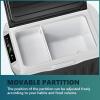 imageEUHOMY 12 Volt Refrigerator 22QT21L 12V Cooler Compressor Electric Cooler 468 12V Fridge 1224V DC 100240V AC Portable Freezer for Camping Travel Truck Home22 Quart