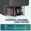 imageEUHOMY 12 Volt Refrigerator 22QT21L 12V Cooler Compressor Electric Cooler 468 12V Fridge 1224V DC 100240V AC Portable Freezer for Camping Travel Truck Home32 Quart