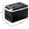 imageEUHOMY 12 Volt Refrigerator 22QT21L 12V Cooler Compressor Electric Cooler 468 12V Fridge 1224V DC 100240V AC Portable Freezer for Camping Travel Truck Home22 Quart