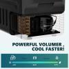 imageEUHOMY 12 Volt Refrigerator 22QT21L 12V Cooler Compressor Electric Cooler 468 12V Fridge 1224V DC 100240V AC Portable Freezer for Camping Travel Truck Home22 Quart