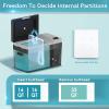 imageEUHOMY 12 Volt Refrigerator 32QT30L Electric Cooler Car Fridge APP Control Car Refrigerator 1224V DC 100240V AC Portable Freezer Usable Battery for Camping Travel Truck OutdoorRefrigerator