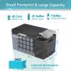 imageEUHOMY 12 Volt Refrigerator 32QT30L Electric Cooler Car Fridge APP Control Car Refrigerator 1224V DC 100240V AC Portable Freezer Usable Battery for Camping Travel Truck OutdoorRefrigerator