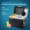 imageEUHOMY 12 Volt Refrigerator 32QT30L Electric Cooler Car Fridge APP Control Car Refrigerator 1224V DC 100240V AC Portable Freezer Usable Battery for Camping Travel Truck OutdoorRefrigerator