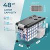 imageEUHOMY 12 Volt Refrigerator 48QT45L Electric Cooler 12V Fridge APP Control 12V Cooler 468 Portable Freezer 1224V DC 100240V AC for Camping Travel Truck Home48QT