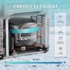 imageEUHOMY 12 Volt Refrigerator 48QT45L Electric Cooler 12V Fridge APP Control 12V Cooler 468 Portable Freezer 1224V DC 100240V AC for Camping Travel Truck Home37QT