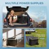 imageEUHOMY 12 Volt Refrigerator 53QT50L Electric Cooler Portable Freezer 12V24V DC 100240V AC 12V Fridge 468 12V Cooler with Wheels ampamp 2 Baskets for Travel Truck Boat CampingRefrigerator