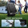 imageEUHOMY 12 Volt Refrigerator 53QT50L Electric Cooler Portable Freezer 12V24V DC 100240V AC 12V Fridge 468 12V Cooler with Wheels ampamp 2 Baskets for Travel Truck Boat CampingRefrigerator
