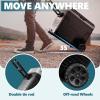 imageEUHOMY 12 Volt Refrigerator 53QT50L Electric Cooler Portable Freezer 12V24V DC 100240V AC 12V Fridge 468 12V Cooler with Wheels ampamp 2 Baskets for Travel Truck Boat CampingRefrigerator