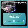 imageEUHOMY 12 Volt Refrigerator 58QT55L 12V Fridge Electric Cooler 1224V DC 100240V AC 468 12V Freezer Removable Divider Car Fridge For Camping RV Travel Fishing Outdoor58QT