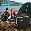 imageEUHOMY 12 Volt Refrigerator 59QT55L 12V Fridge APP Control Electric Cooler 1224V DC 110240V AC Car Refrigerator 068 12 Volt Cooler for Camping Trip Truck Boating Outdoor69QT
