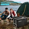 imageEUHOMY 12 Volt Refrigerator 59QT55L 12V Fridge APP Control Electric Cooler 1224V DC 110240V AC Car Refrigerator 068 12 Volt Cooler for Camping Trip Truck Boating Outdoor49QT