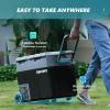 imageEUHOMY 12 Volt Refrigerator with Ice Maker 48QT45L Electric Cooler Usable Battery Dual Zone Car Refrigerator APP Control 12V Fridge 1224V DC 100240V AC for Camping Travel Outdoor HomeRefrigeratorIce Maker