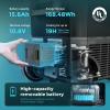 imageEUHOMY 12 Volt Refrigerator with Ice Maker 48QT45L Electric Cooler Usable Battery Dual Zone Car Refrigerator APP Control 12V Fridge 1224V DC 100240V AC for Camping Travel Outdoor HomeRefrigeratorIce Maker