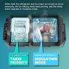 imageEUHOMY 12 Volt Refrigerator with Ice Maker 48QT45L Electric Cooler Usable Battery Dual Zone Car Refrigerator APP Control 12V Fridge 1224V DC 100240V AC for Camping Travel Outdoor HomeRefrigeratorIce Maker