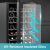 imageEUHOMY 18L Beverage Refrigerator Cooler 24 Cans Mini Fridge with Quiet Compressor Countertop Small Fridge with 40F61F Digital Temperature Control LED Lgiht for Home Bar Office45 CUFT