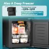 imageEUHOMY 18L Beverage Refrigerator Cooler 24 Cans Mini Fridge with Quiet Compressor Countertop Small Fridge with 40F61F Digital Temperature Control LED Lgiht for Home Bar Office30 CUFT