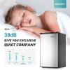 imageEUHOMY 31 CuFt Mini Fridge with Freezer Single Door Compact Refrigerator Adjustable Thermostat Mini Refrigerator Low Power Mini fridge for Bedroom Dorm Office New BlackSilver