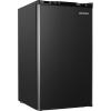 imageEUHOMY 31 CuFt Mini Fridge with Freezer Single Door Compact Refrigerator Adjustable Thermostat Mini Refrigerator Low Power Mini fridge for Bedroom Dorm Office New BlackBlack