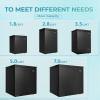imageEUHOMY 35 CuFt Chest Freezer with Removable Basket Small Deep Freezer Adjustable 7 Thermostat Quiet Mini Freezer FreeStanding Top Door Energy Saving for ApartmentGarageBasementDormHomeBlack28 CUFT
