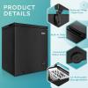 imageEUHOMY 35 CuFt Chest Freezer with Removable Basket Small Deep Freezer Adjustable 7 Thermostat Quiet Mini Freezer FreeStanding Top Door Energy Saving for ApartmentGarageBasementDormHomeBlack70 CUFT