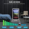 imageEUHOMY Beverage Refrigerator and Cooler 128 Can Mini fridge with Glass Door Small Refrigerator with Adjustable Shelves for Soda Beer or Wine HomeBarOffice BlackSilver
