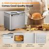 imageEUHOMY Bread Maker Machine 2LB Bread Maker for 3 Loaf Sizes ampamp 3 Crust Colors  Ideal for Family Gifts Breadmaker with Stainless Steel and Fruit ampamp Nut Dispenser Gluten FreeBread Maker 13 Programs