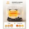imageEUHOMY Bread Maker Machine 2LB Bread Maker for 3 Loaf Sizes ampamp 3 Crust Colors  Ideal for Family Gifts Breadmaker with Stainless Steel and Fruit ampamp Nut Dispenser Gluten FreeBread Maker 25 Programs