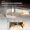 imageEUHOMY Bread Maker Machine 2LB Bread Maker for 3 Loaf Sizes ampamp 3 Crust Colors  Ideal for Family Gifts Breadmaker with Stainless Steel and Fruit ampamp Nut Dispenser Gluten FreeBread Maker