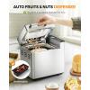 imageEUHOMY Bread Maker Machine 2LB Bread Maker for 3 Loaf Sizes ampamp 3 Crust Colors  Ideal for Family Gifts Breadmaker with Stainless Steel and Fruit ampamp Nut Dispenser Gluten FreeBread Maker 13 Programs