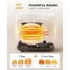 imageEUHOMY Bread Maker Machine 2LB Bread Maker for 3 Loaf Sizes ampamp 3 Crust Colors  Ideal for Family Gifts Breadmaker with Stainless Steel and Fruit ampamp Nut Dispenser Gluten FreeNEW Bread Maker 13 Programs