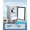 imageEUHOMY Commercial Under Counter Nugget Ice Maker Machine 66LbsDay Bulitin Freestanding Ice Maker with Gravity Drainage SelfCleaning ampamp 24H Timer Ice Machine for Commercial ampamp Home UseSilver66lbsDay