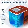 imageEUHOMY Commercial Under Counter Nugget Ice Maker Machine 66LbsDay Bulitin Freestanding Ice Maker with Gravity Drainage SelfCleaning ampamp 24H Timer Ice Machine for Commercial ampamp Home UseSilver55lbsDay