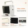 imageEUHOMY Electric Garage Heater 7500 Watt 240V Hardwired Ceiling Workshop heater with FullFunction Remote ampamp 9Hour Timer ETL Compliant Wall Heater Suitable for Garage Workshop Warehouse10 000Watt