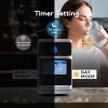 imageEUHOMY LunaArc Crescent Ice Maker Countertop 1600PcsDay Ready in 12Mins Auto Deep Cleaning Timer Portable Ice Maker Machine with Clear Ice Cubes for WhiskeyCoffeeSoft DrinksBlack