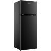 imageEUHOMY Mini Fridge with Freezer 32 CuFt Mini Refrigerator fridge 2 door For BedroomDormOfficeApartment  Food Storage or Cooling drinks SilverBlack