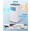 imageEUHOMY Portable Air Conditioners 12000 Btu 3 in 1 Portable Cooling AC with Dehumidifier Fan Modes Standup AC Unit with 46dB Low Noise ampamp 24H Timer Sleep Mode for Bedroom Rooms up to 550 SqFt7 000 BTU