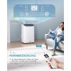 imageEUHOMY Portable Air Conditioners 12000 Btu 3 in 1 Portable Cooling AC with Dehumidifier Fan Modes Standup AC Unit with 46dB Low Noise ampamp 24H Timer Sleep Mode for Bedroom Rooms up to 550 SqFt12 000 BTU