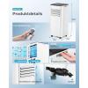 imageEUHOMY Portable Air Conditioners 12000 Btu 3 in 1 Portable Cooling AC with Dehumidifier Fan Modes Standup AC Unit with 46dB Low Noise ampamp 24H Timer Sleep Mode for Bedroom Rooms up to 550 SqFt7 000 BTU